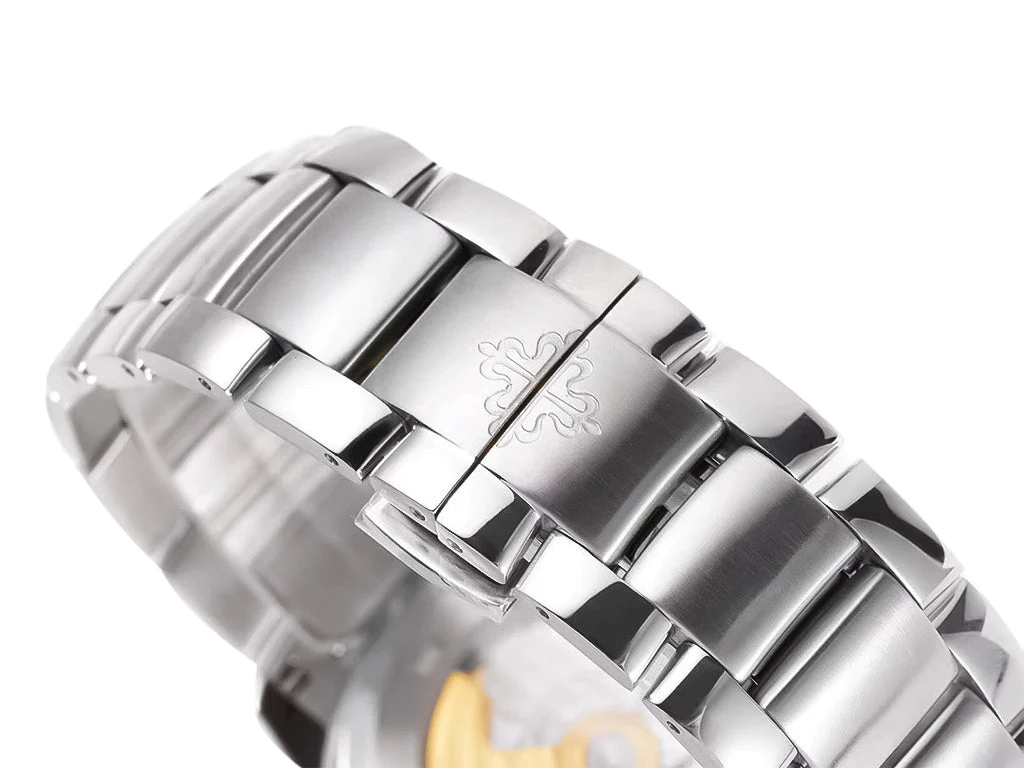 Aquanaut Date Stainless Steel with Rhodium Dial (40mm)