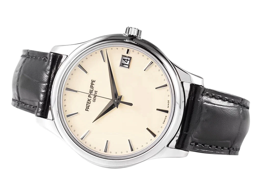 Calatrava Stainless Steel with Ivory Dial (39mm)