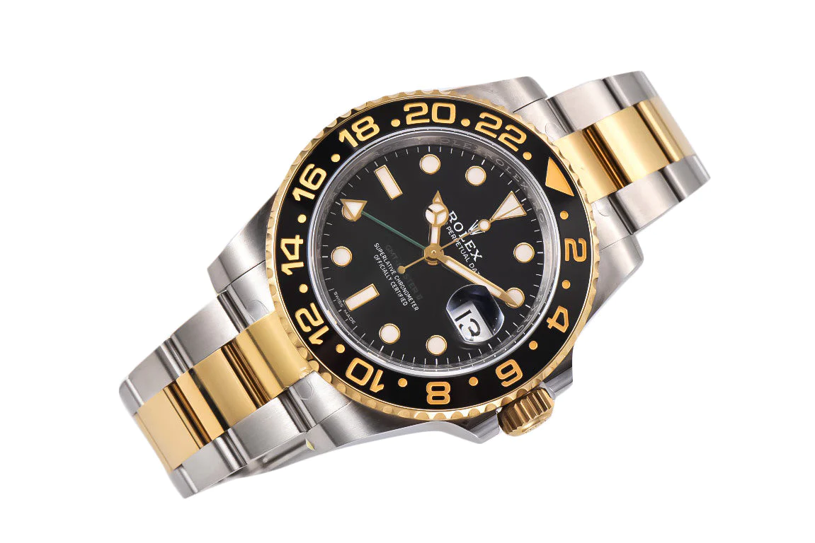 GMT-Master II Two-Tone Rolesor with Black Dial on Oyster (40mm)