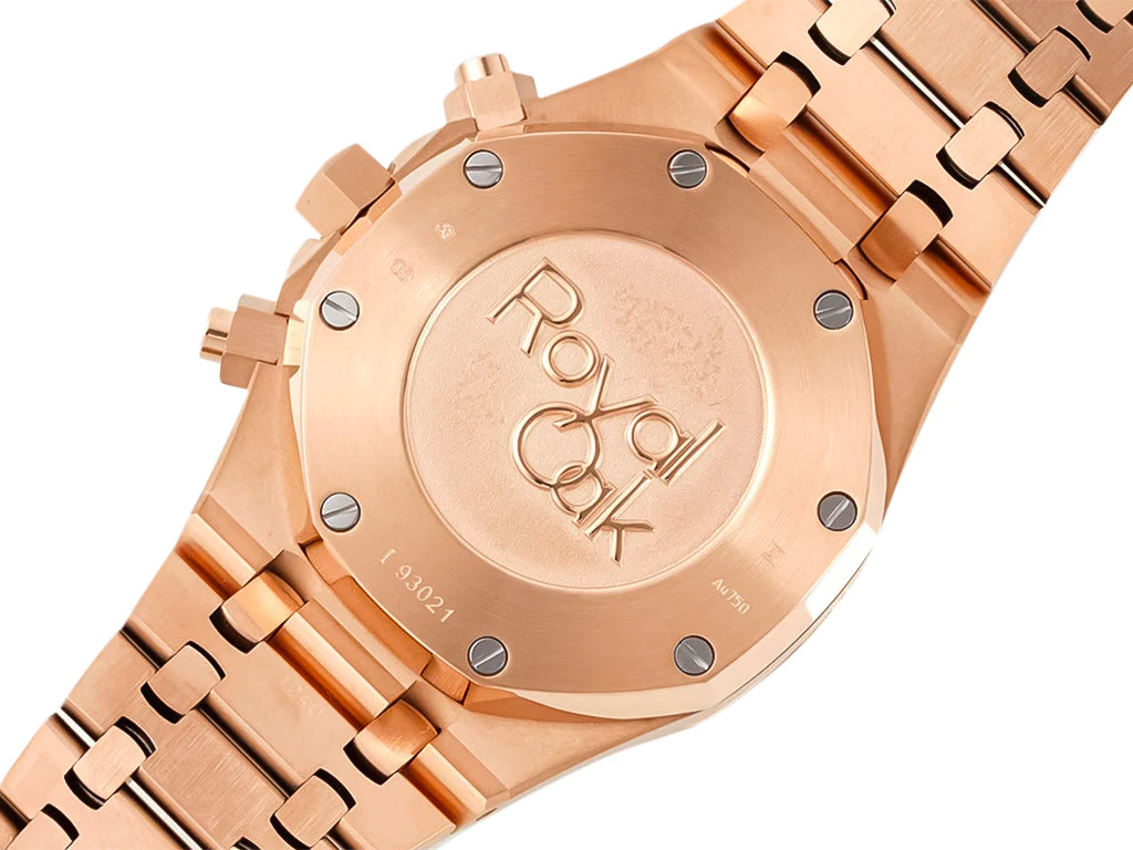 Royal Oak Chronograph Pink Gold with Blue Dial (41mm)