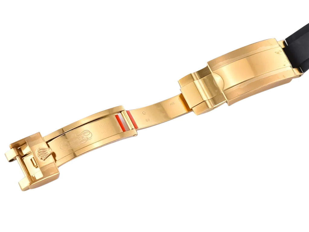 Yacht-Master Yellow Gold on Oysterflex with Black Dial (42mm)