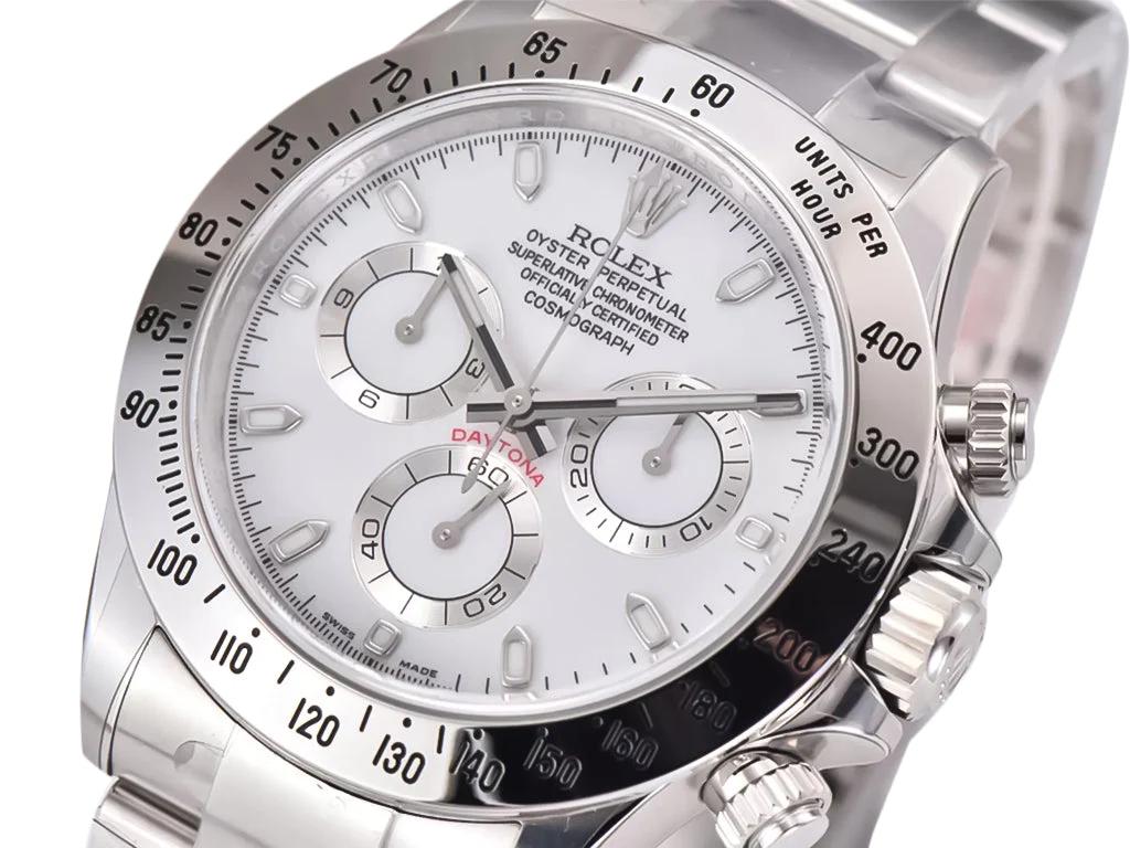 Cosmograph Daytona Stainless Steel with White Dial
