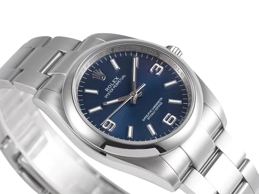 Oyster Perpetual 36 Stainless Steel with Blue Dial (Arabic Numerals)