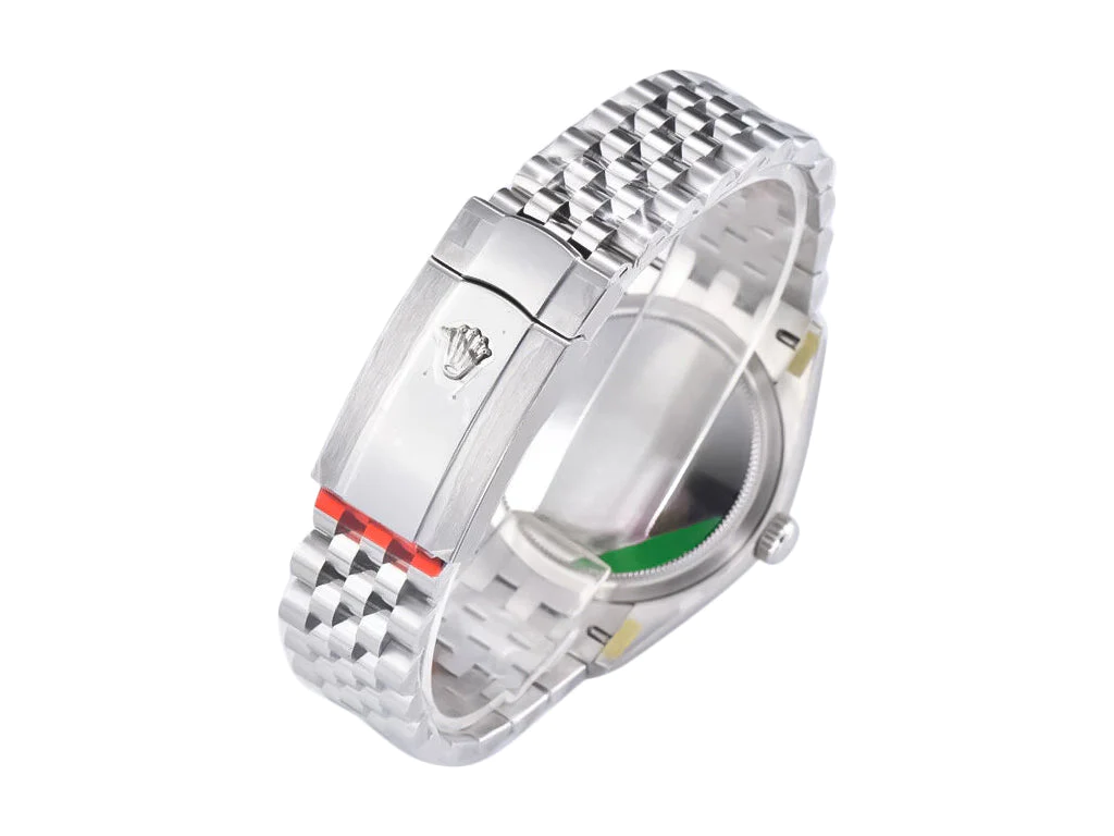 Datejust 41 Stainless Steel on Jubilee with Fluted Motif Blue Dial and Fluted Bezel