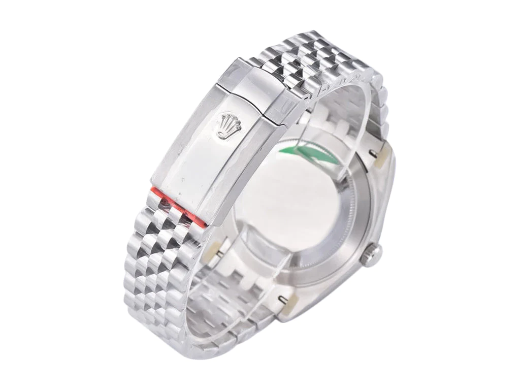 Datejust 41 Stainless Steel on Jubilee with Diamond Blue Dial and Fluted Bezel