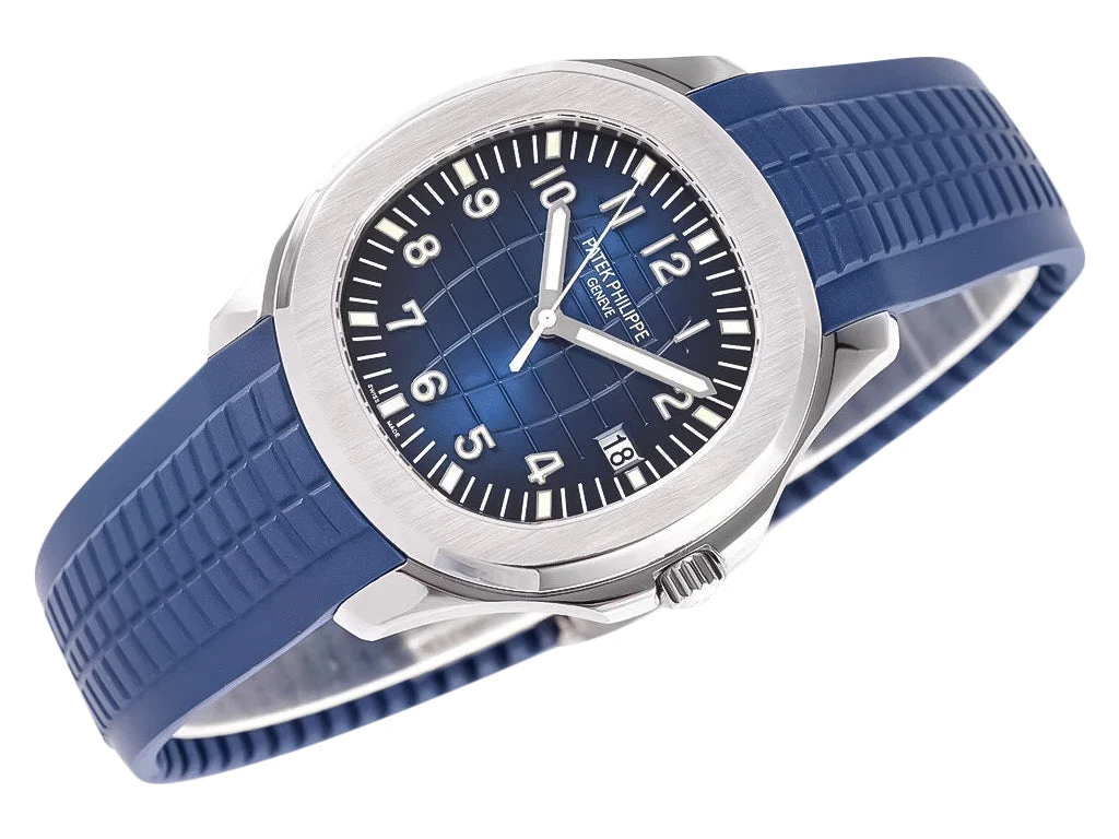 Aquanaut Stainless Steel 'Jumbo' with Blue Dial (42mm)