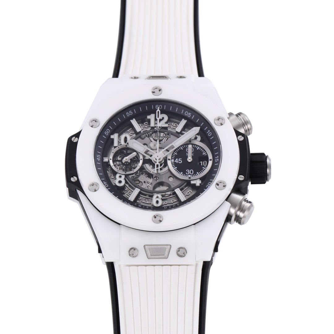 BIG BANG Unico White Ceramic Case with Black Dial (45MM)