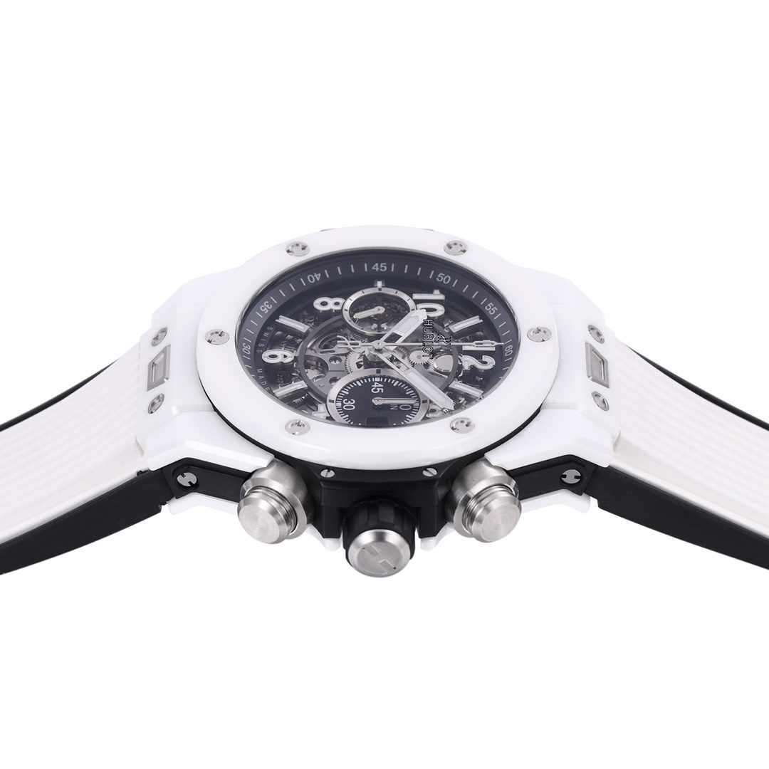 BIG BANG Unico White Ceramic Case with Black Dial (45MM)