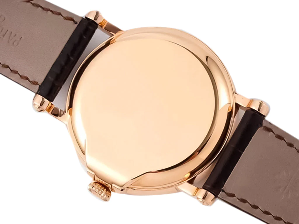 Calatrava Rose Gold with Silver Guilloche Dial (38mm)