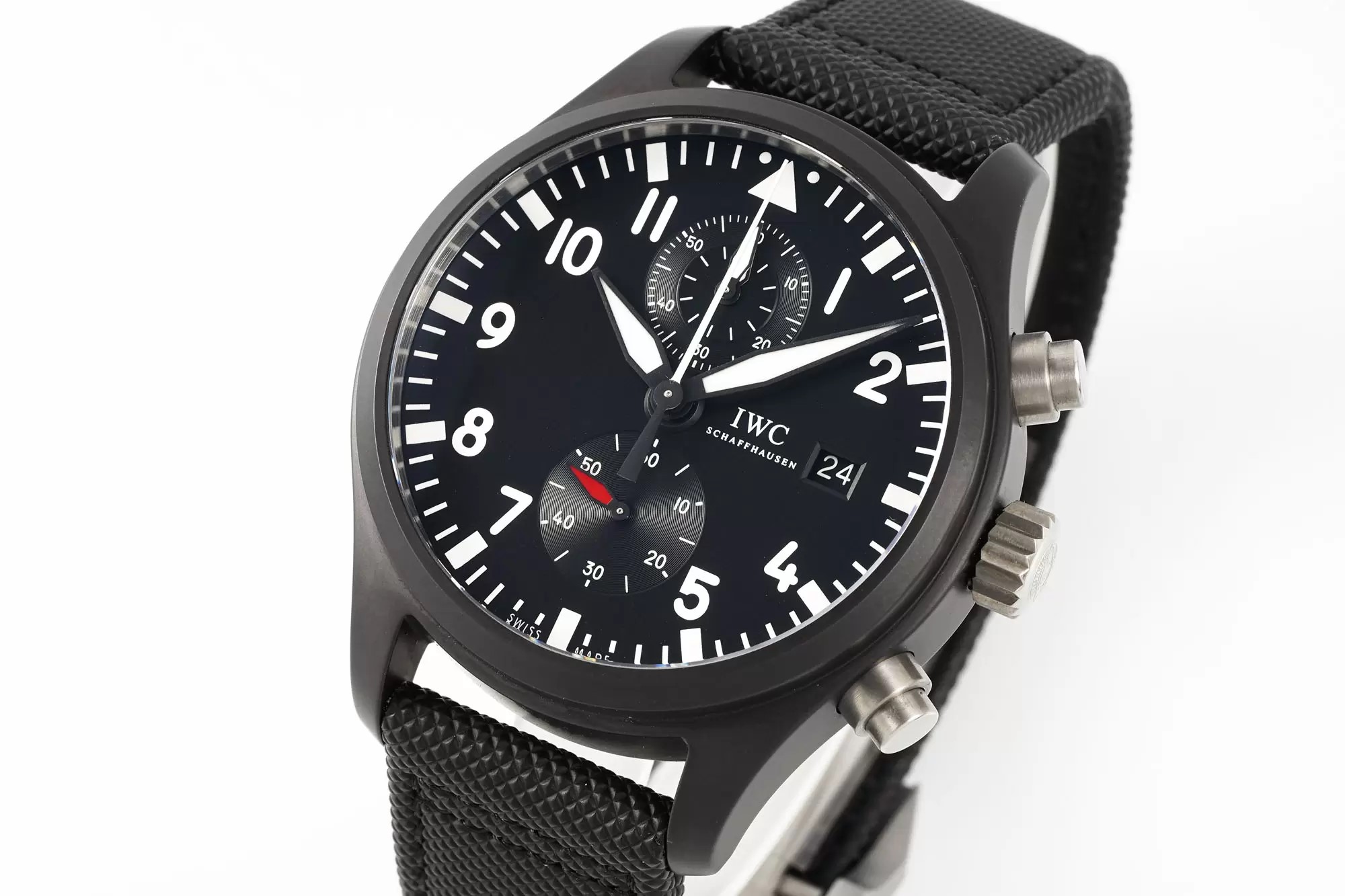 IWC Pilots's Automatic Ceramic Case with Black Dial(44mm)