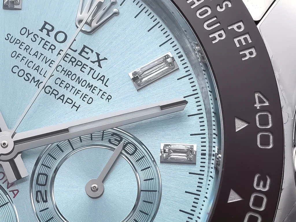 Cosmograph Daytona Platinum with Ice Blue Diamond Dial