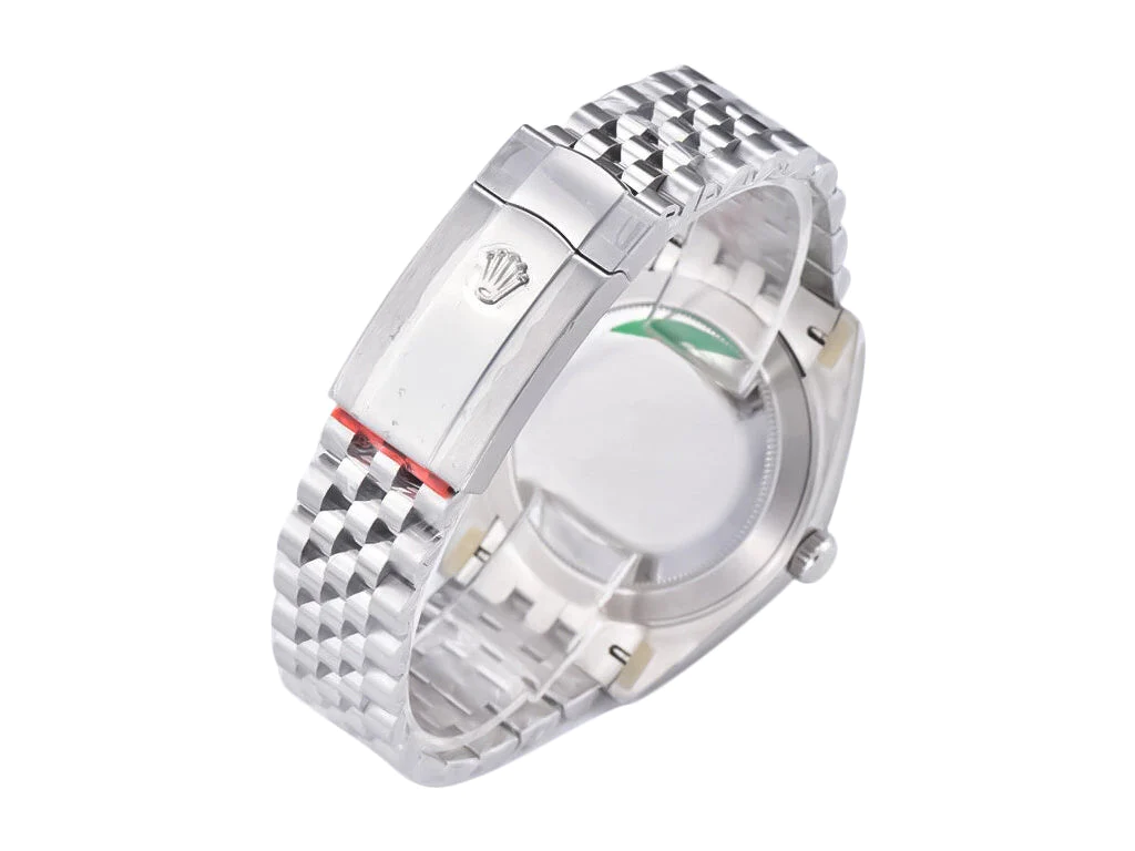 Datejust 41 Stainless Steel on Jubilee with Diamond Black Dial and Fluted Bezel