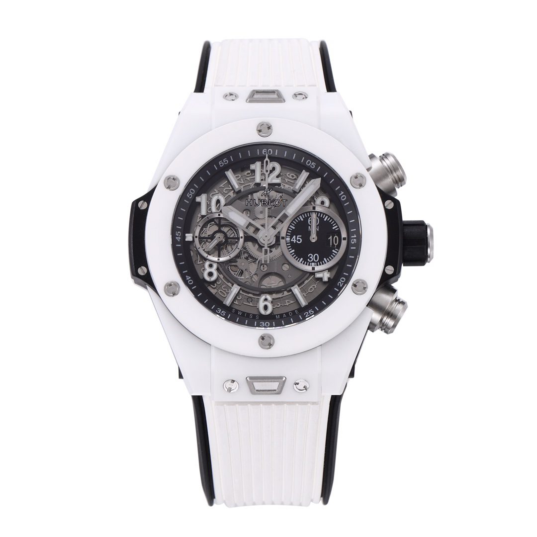 BIG BANG Unico White Ceramic Case with Black Dial (45MM)
