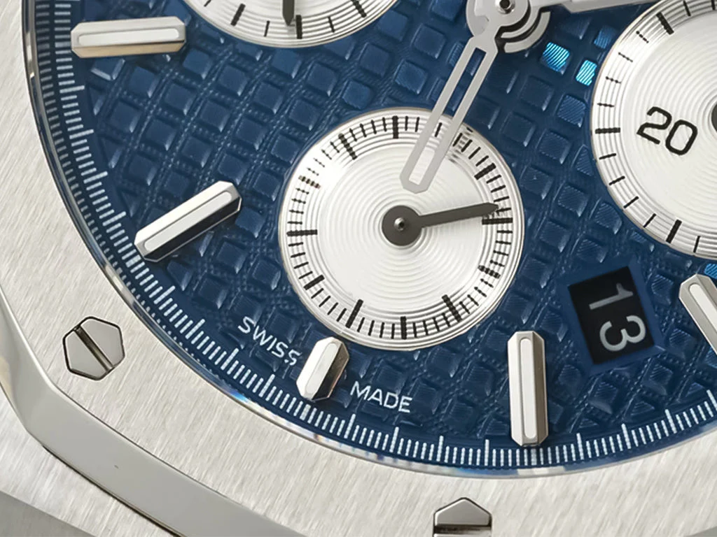 Royal Oak Chronograph Stainless Steel with Blue Dial (41mm)