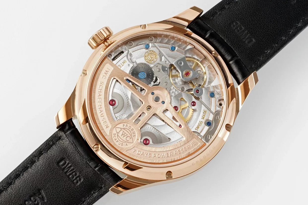 IWC Portugieser Eternal Calendar Gold Plated Case With Black Dial (44.2mm)