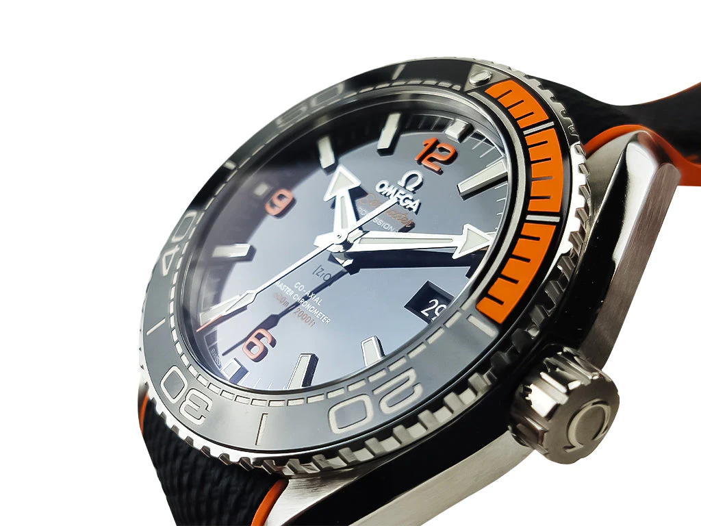 Seamaster Planet Ocean 600 with Blue Dial on Rubber Strap (43.5mm)