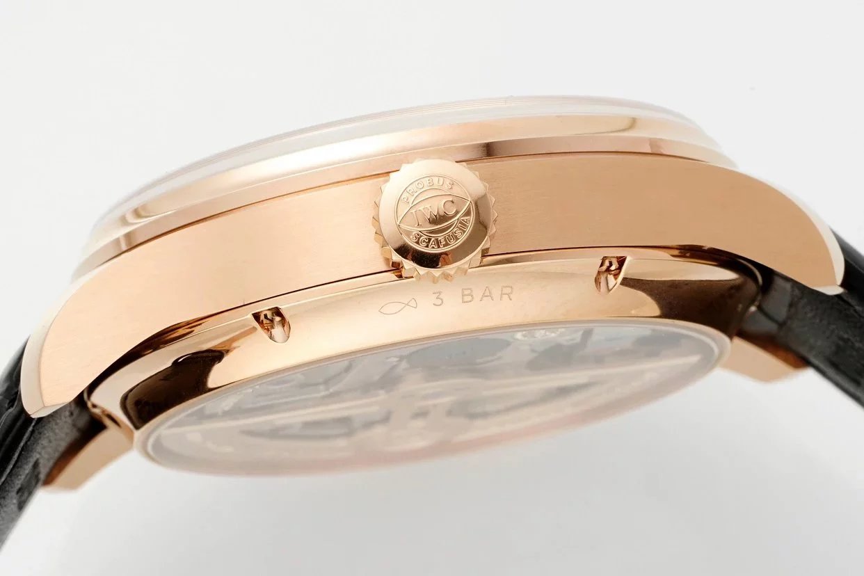 IWC Portugieser Eternal Calendar Gold Plated Case With Black Dial (44.2mm)