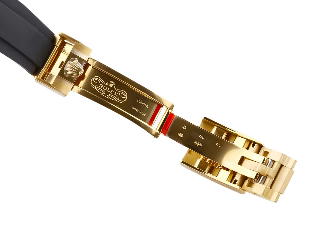 Cosmograph Daytona Yellow Gold Oysterflex with Champagne Dial