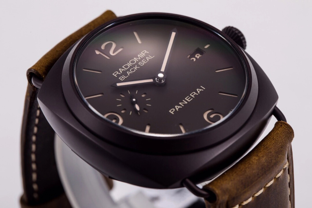 Radiomir Composite Black Seal 3 Days Automatic with Brown Dial and Brown Strap (45mm)