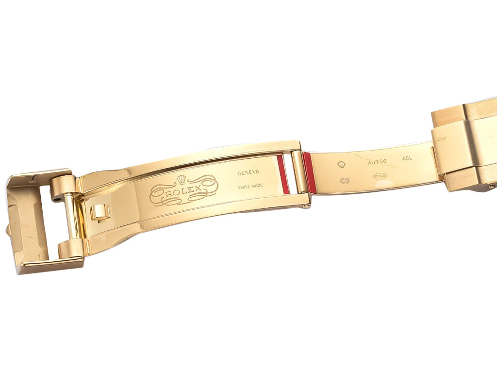 GMT-Master II Yellow Gold with Black Dial on Jubilee (40mm)