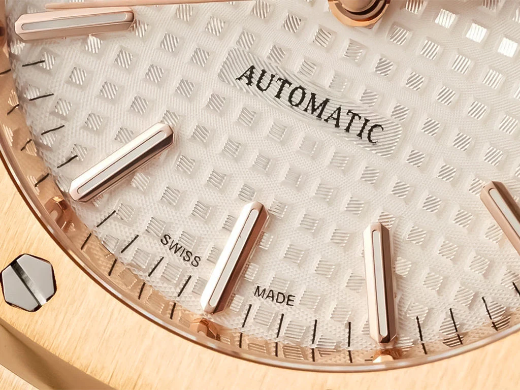 Royal Oak Pink Gold with Silver Dial (37mm)