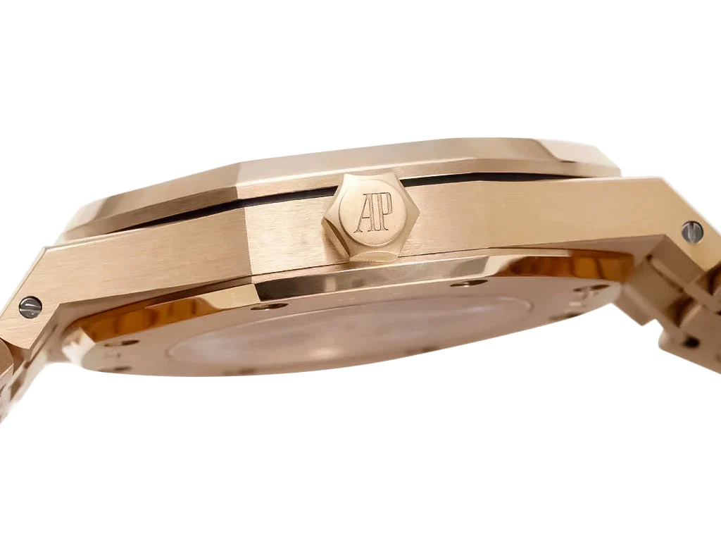 Royal Oak Pink Gold Openworked Double Balance Wheel (41mm)