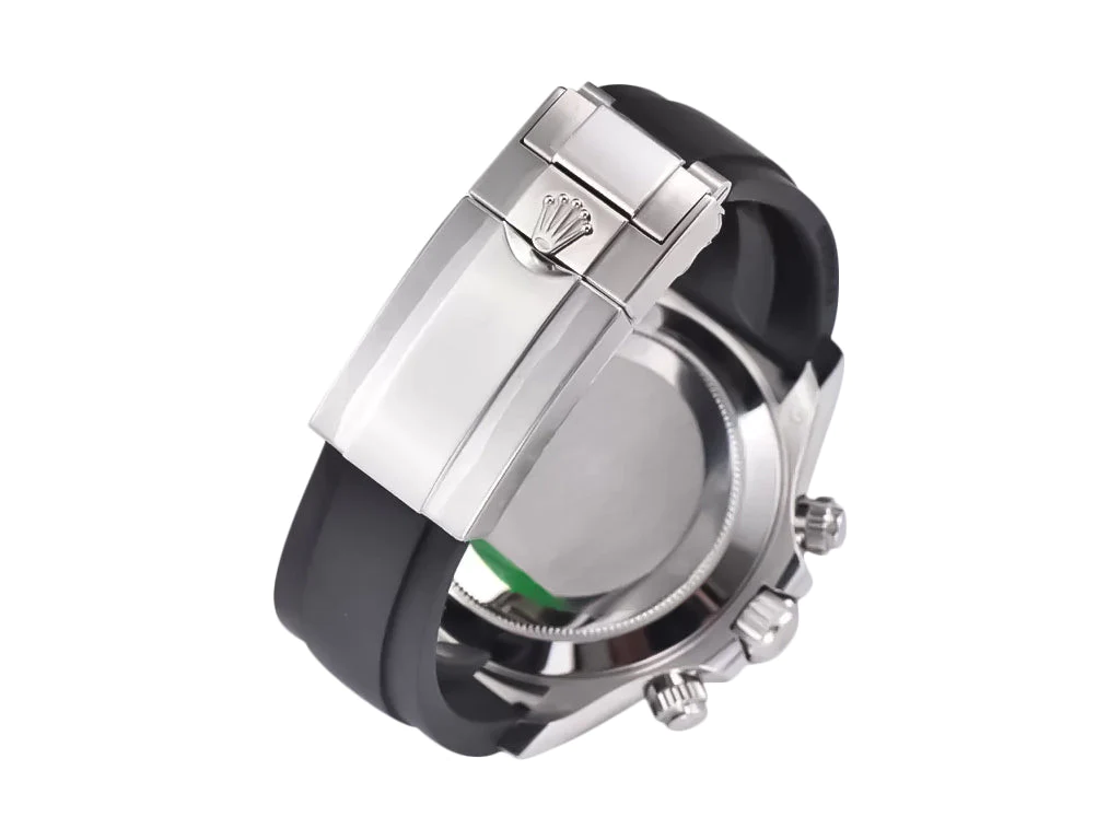 Cosmograph Daytona Stainless Steel Oysterflex with Grey Sunburst Dial