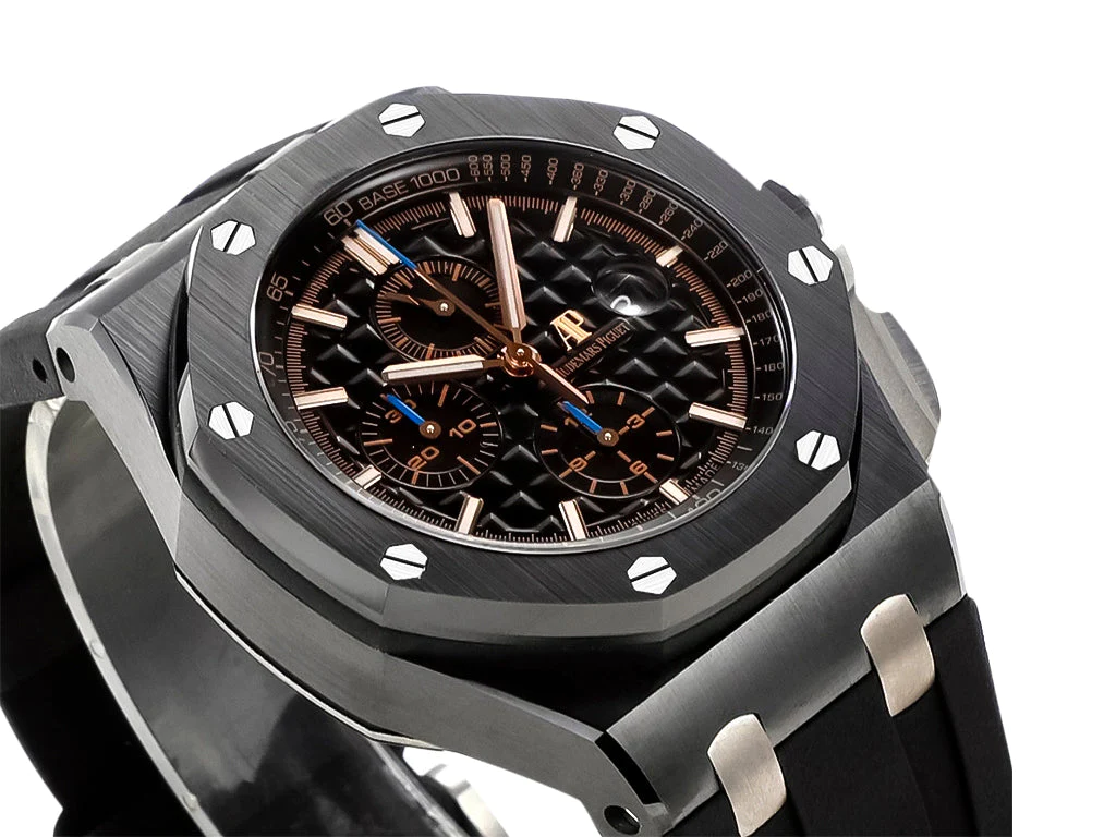 Royal Oak 'Offshore Chronograph' Ceramic with Black Dial (44mm)