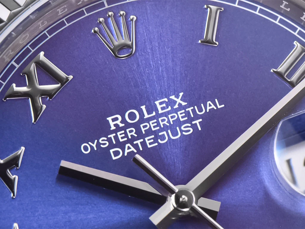 Datejust 41 Stainless Steel on Oyster with Silver Dial and Fluted Bezel (Roman Numerals)