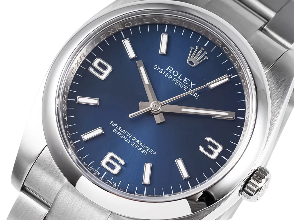 Oyster Perpetual 36 Stainless Steel with Blue Dial (Arabic Numerals)