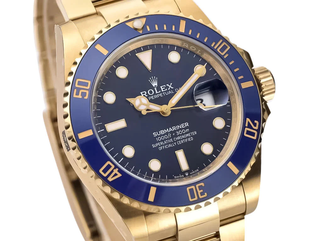 Submariner Date Yellow Gold with Blue Dial (40mm)
