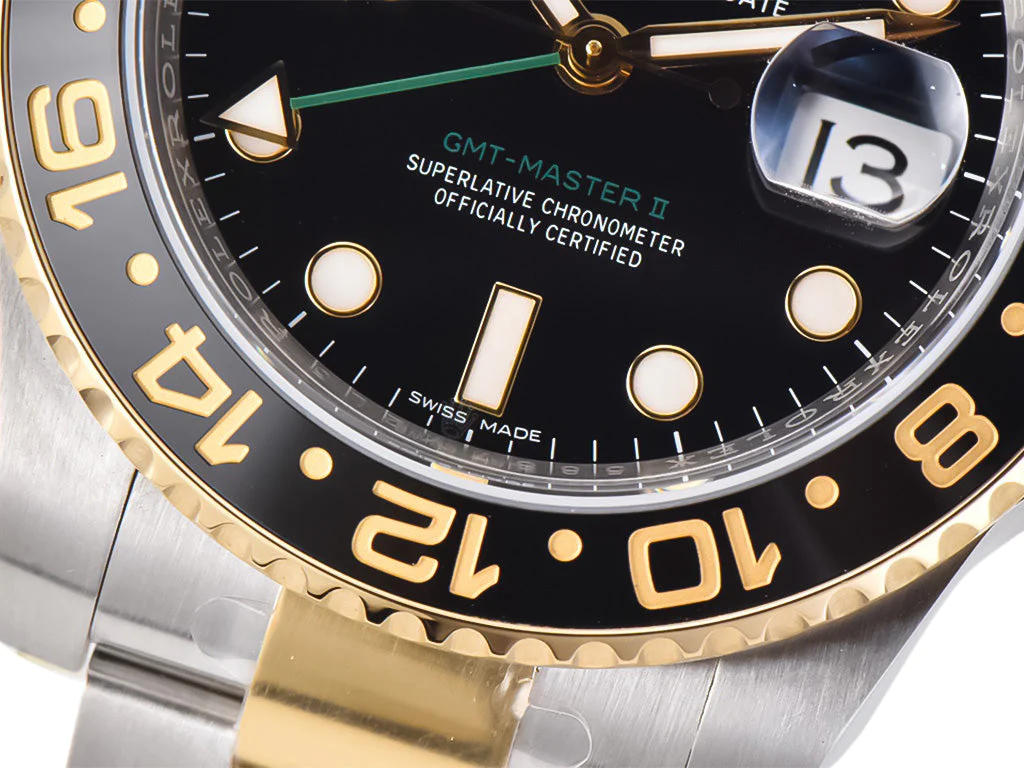 GMT-Master II Two-Tone Rolesor with Black Dial on Oyster (40mm)