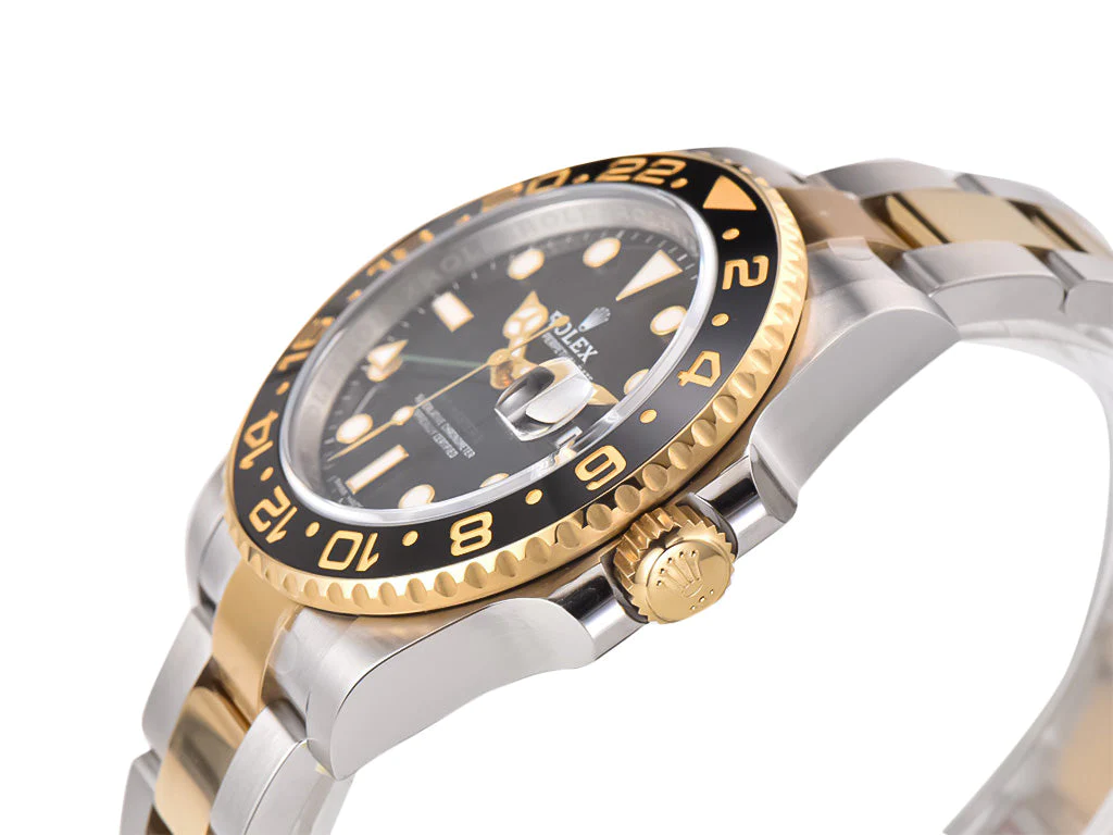 GMT-Master II Two-Tone Rolesor with Black Dial on Oyster (40mm)
