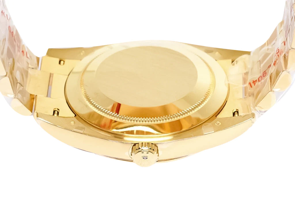 Day-Date 40 Yellow Gold 'President' with Champagne Dial and Fluted Bezel