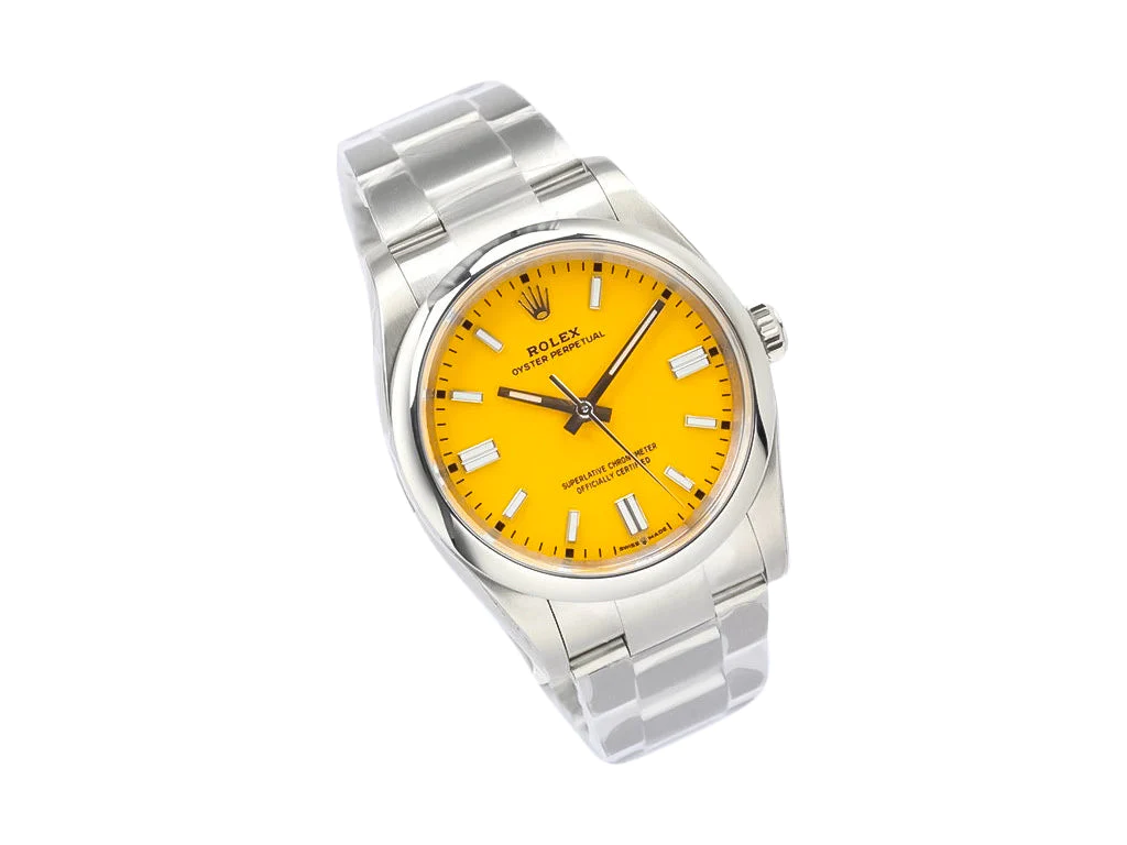 Oyster Perpetual 36 Stainless Steel with Yellow Dial