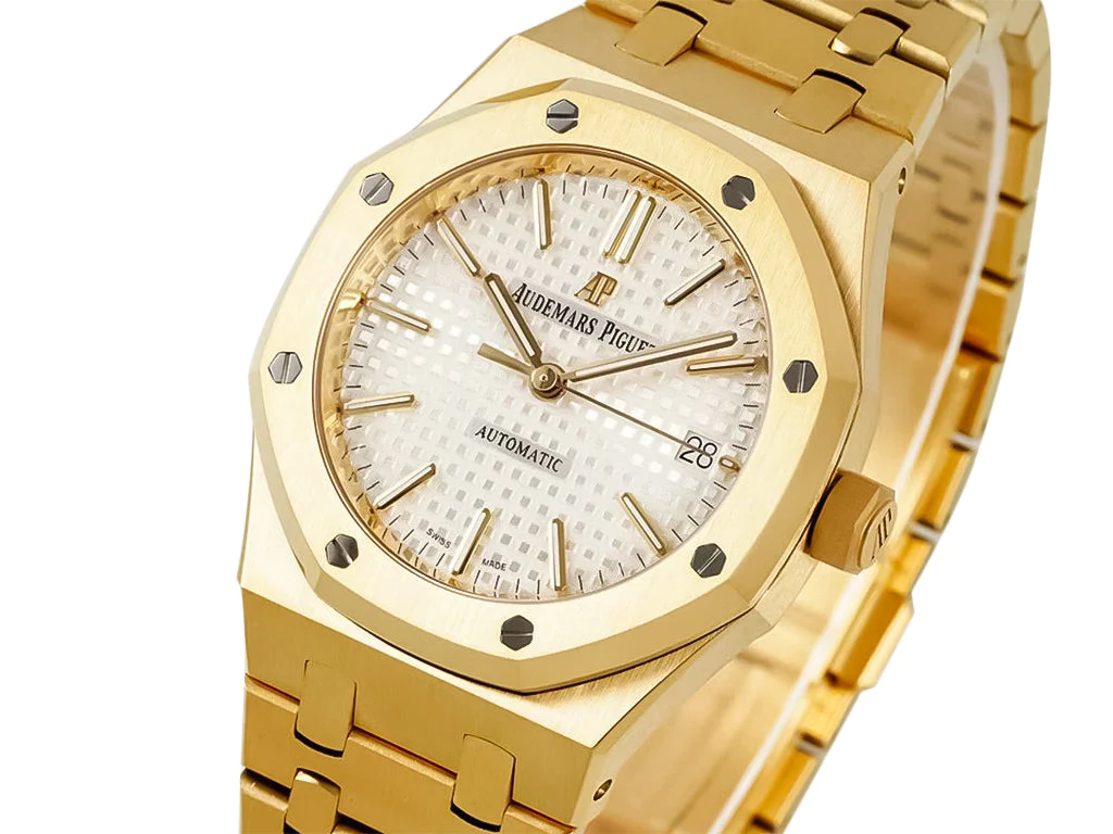 Royal Oak Yellow Gold with Silver Dial (37mm)