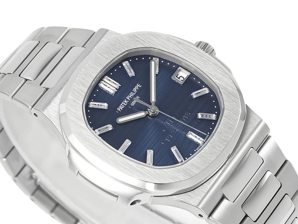Nautilus Stainless Steel '40th Anniversary' with Blue Dial (40mm)