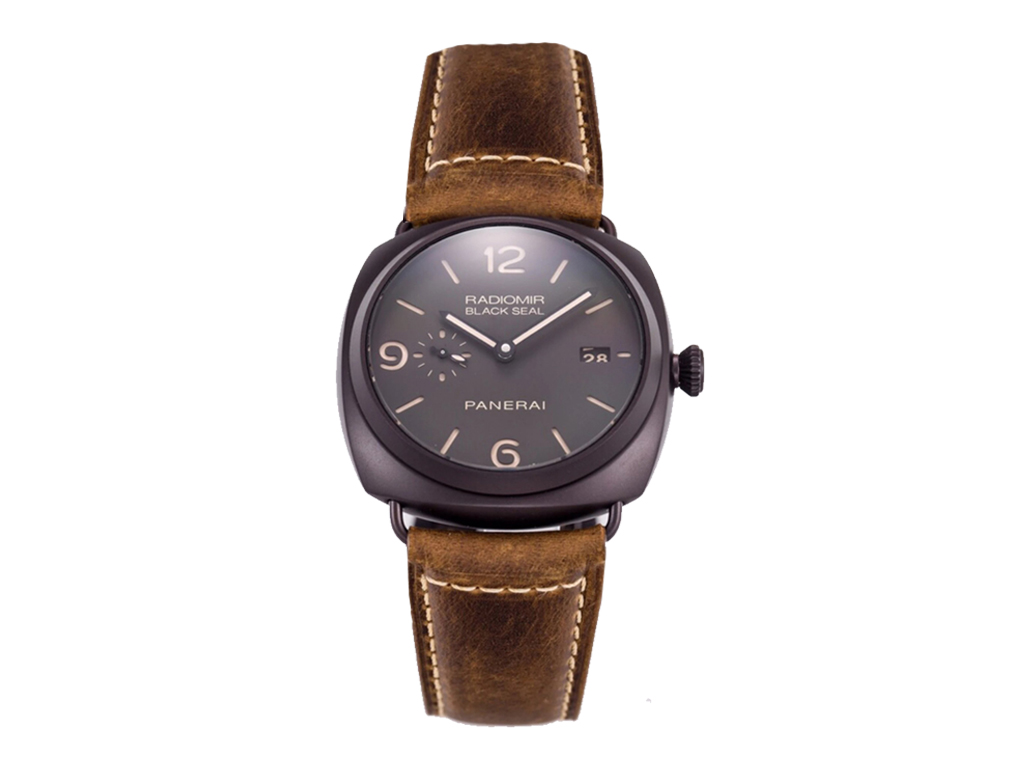 Radiomir Composite Black Seal 3 Days Automatic with Brown Dial and Brown Strap (45mm)