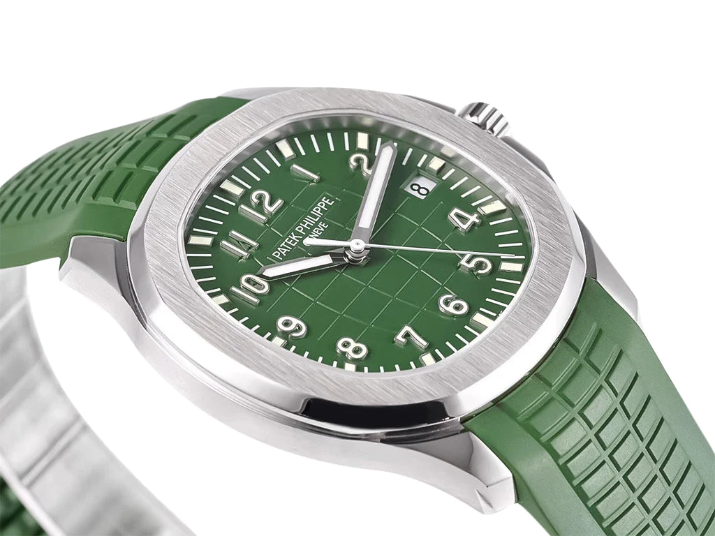 Aquanaut Stainless Steel 'Jumbo' with Green Dial (42mm)