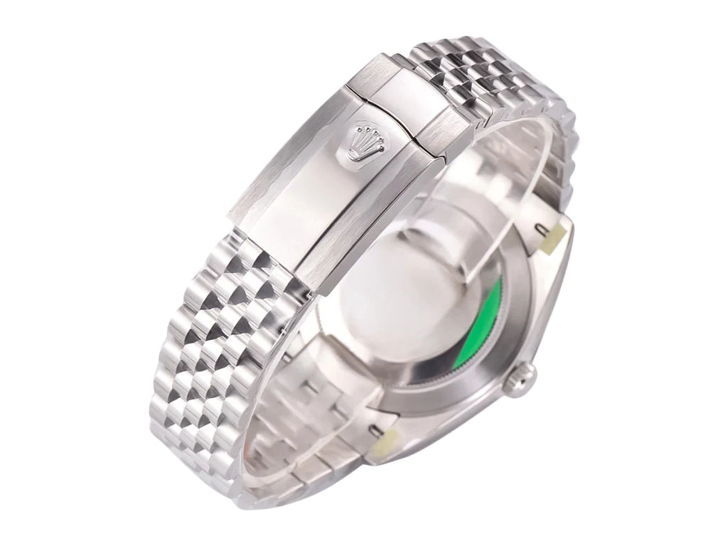 Datejust 41 Stainless Steel 'Wimbledon' on Jubilee with Fluted Bezel