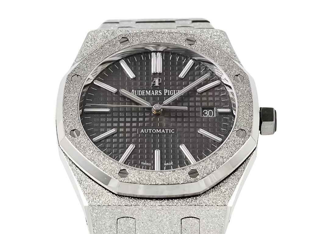 Royal Oak Frosted Stainless Steel with Grey Dial (41mm)