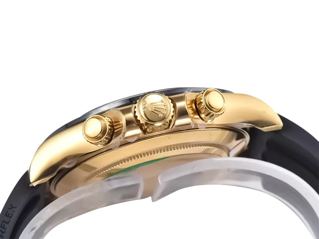 Cosmograph Daytona Yellow Gold Oysterflex Diamond Black Dial