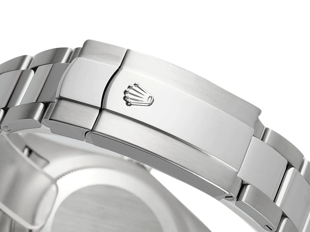 Sky-Dweller Stainless Steel on Oyster with Green Dial and Fluted Bezel