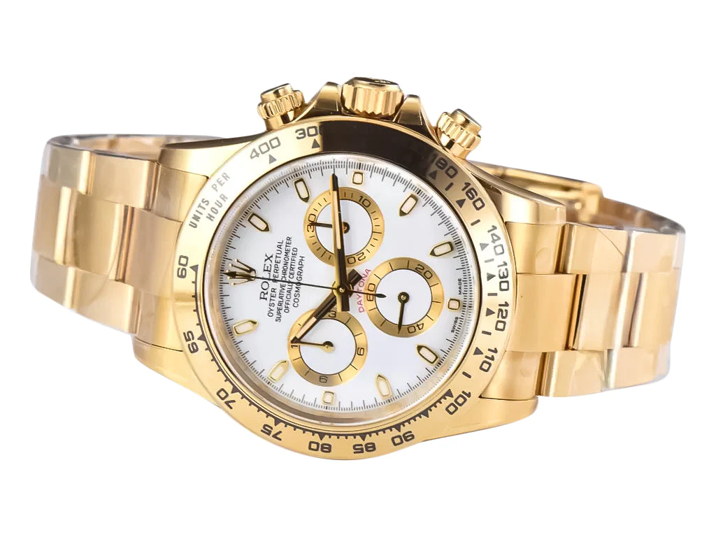 Cosmograph Daytona Yellow Gold with White Dail