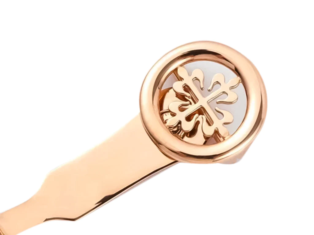 Calatrava Rose Gold with Silver Guilloche Dial (38mm)