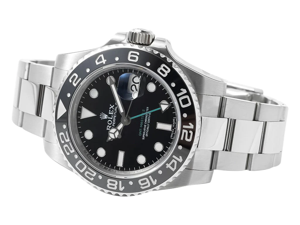 GMT-Master II Stainless Steel with Black Dial (40mm)