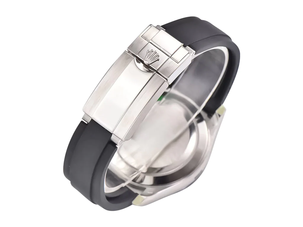 Cosmograph Daytona Stainless Steel Oysterflex with Diamond Black Dial