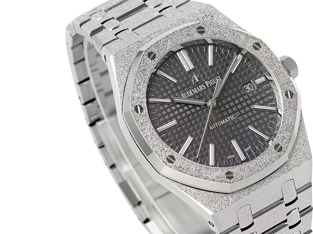 Royal Oak Frosted Stainless Steel with Grey Dial (41mm)