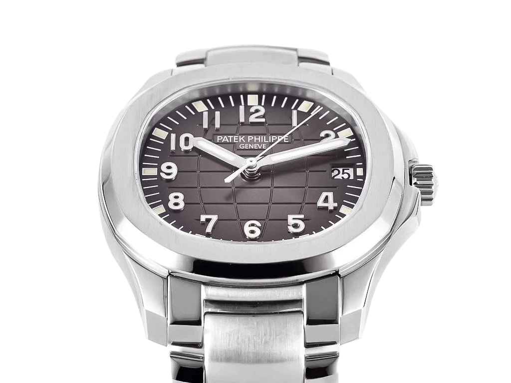 Aquanaut Date Stainless Steel with Rhodium Dial (40mm)