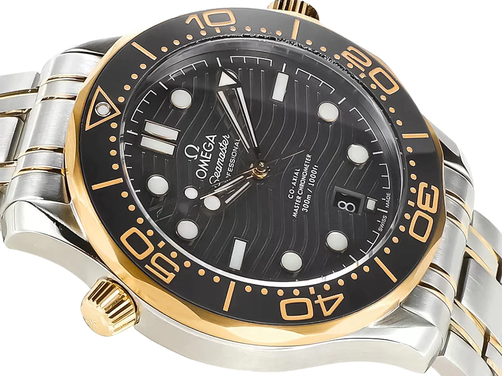Seamaster Diver 300 Two Tone with Black Dial (42mm)